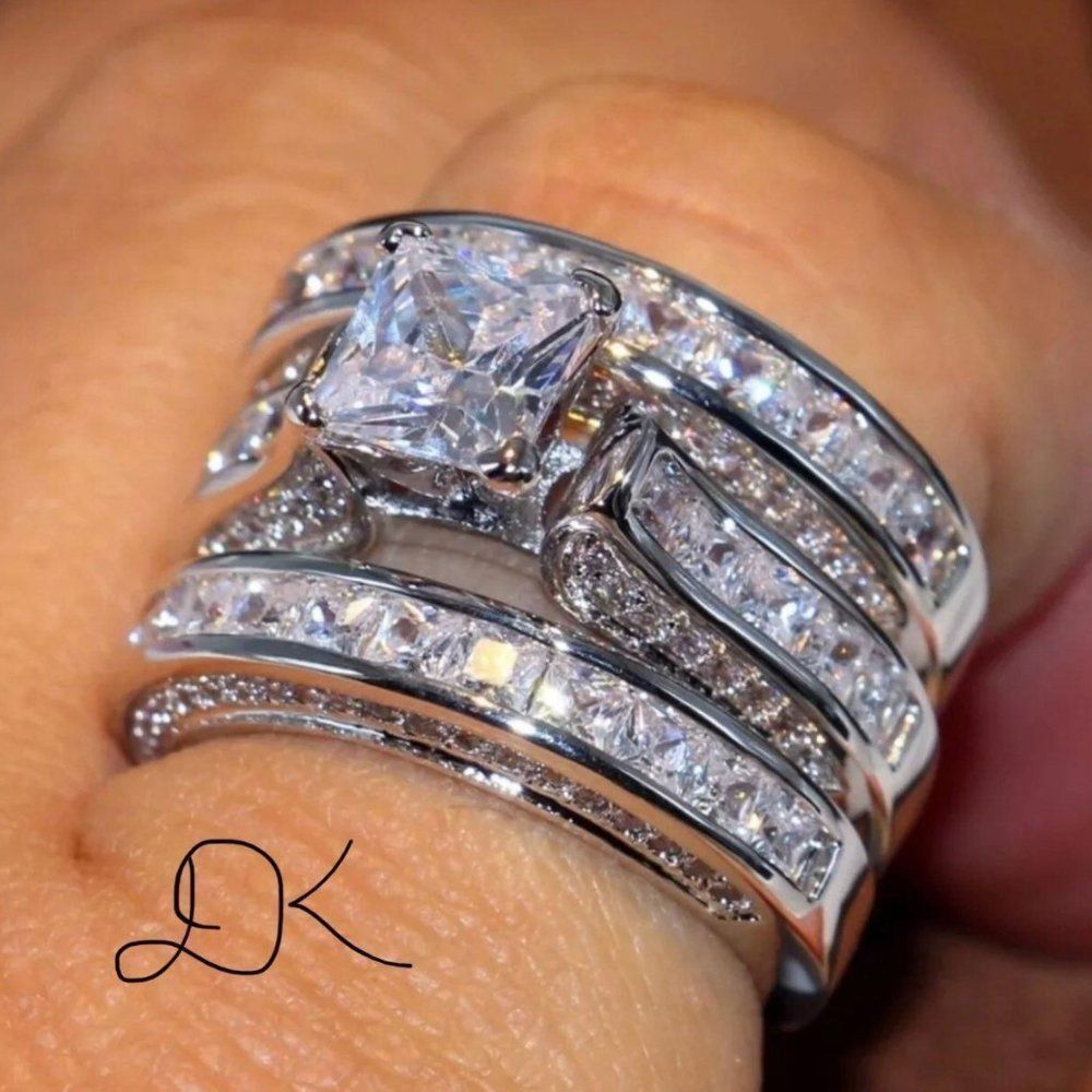 BRIDAL WEDDING RING .5CT BRIDAL ENGAGEMENT BRIDAL RING